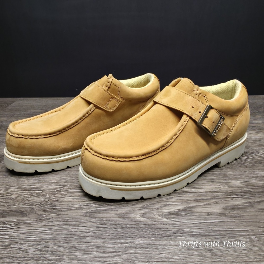 Lugz Shoes Y2K - Men's Size 11 - Tan Leather Nubuck - MSTUN752